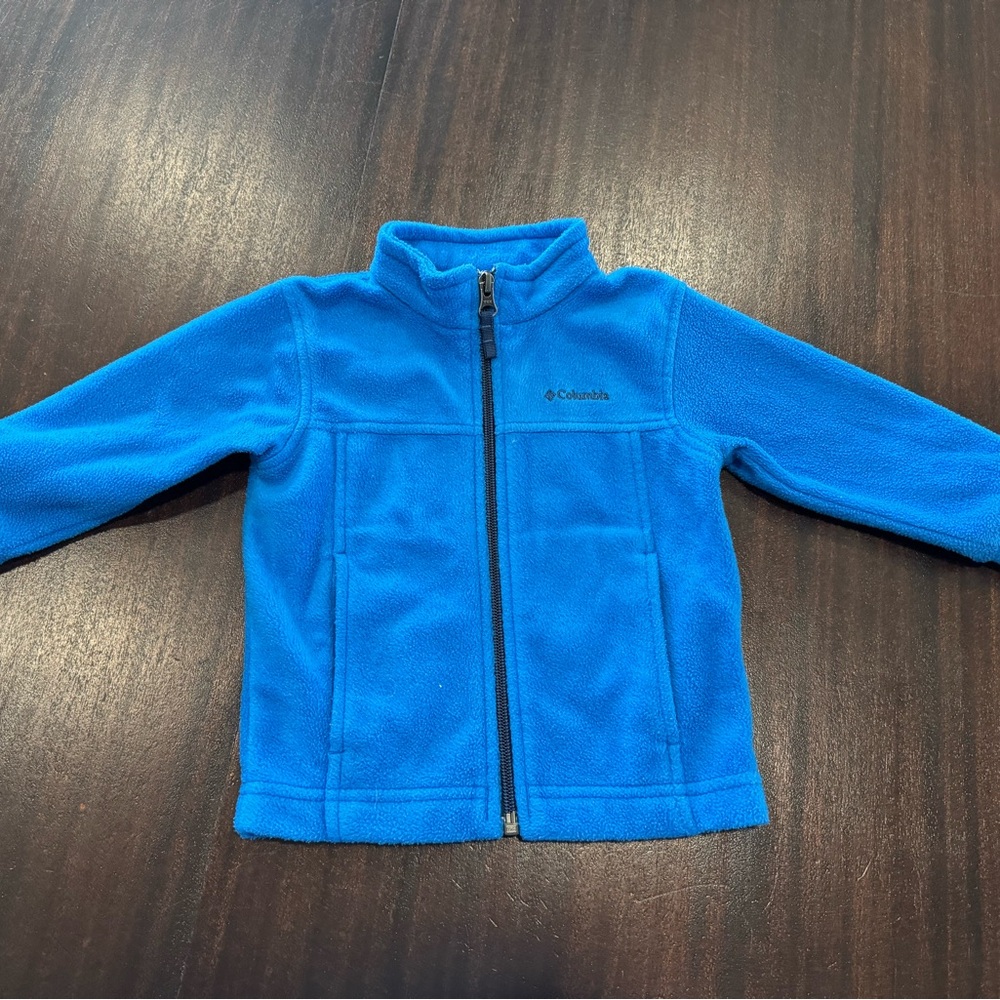 Columbia Vibrant Blue Fleece 12/18 month jacket